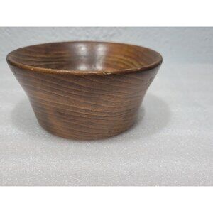 Vintage Wooden Bowl Decor Trinket Dish Shelf Sitter